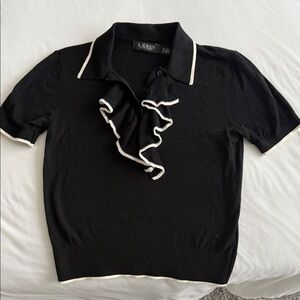 Ralph Lauren Black Polo Shirt